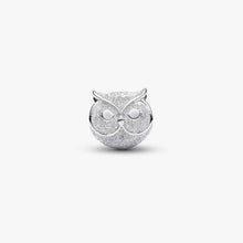 Carica l'immagine nel visualizzatore di Gallery, Mini Charm Gufo effetto diamantato
