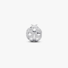 Load image into Gallery viewer, Mini Charm Coccinella effetto diamantato
