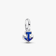 Load image into Gallery viewer, Charm Mini Pendente Ancora Blu Pandora ME
