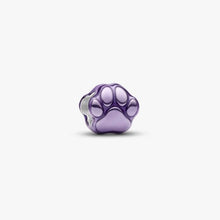 Load image into Gallery viewer, Mini Charm Zampa effetto metallico viola
