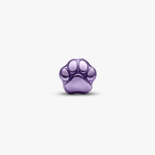 Load image into Gallery viewer, Mini Charm Zampa effetto metallico viola
