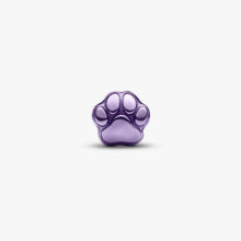 Load image into Gallery viewer, Mini Charm Zampa effetto metallico viola
