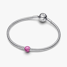 Cargar imagen en el visor de la galería, Mini Charm Smile effetto metallico rosa
