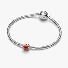 Load image into Gallery viewer, Mini Charm Puzzle effetto metallico arancione
