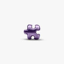 Load image into Gallery viewer, Mini Charm Puzzle effetto metallico viola
