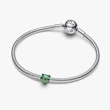 Cargar imagen en el visor de la galería, Mini Charm Gufo effetto metallico verde
