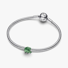 Load image into Gallery viewer, Mini Charm Elefante effetto metallico verde
