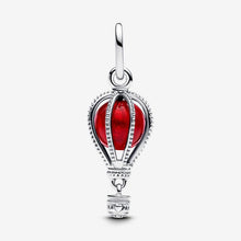 Cargar imagen en el visor de la galería, Charm Pendente Mongolfiera Rossa
