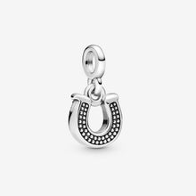Load image into Gallery viewer, Mini Charm pendente Il mio ferro di cavallo portafortuna
