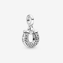 Load image into Gallery viewer, Mini Charm pendente Il mio ferro di cavallo portafortuna
