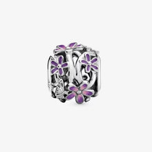 Cargar imagen en el visor de la galería, Charm Margherita viola con lavorazione openwork
