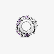 Cargar imagen en el visor de la galería, Charm Margherita viola con lavorazione openwork
