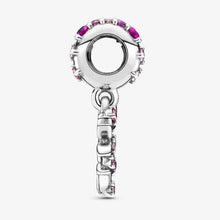 Load image into Gallery viewer, Charm pendente a cuore rosa Albero della famiglia
