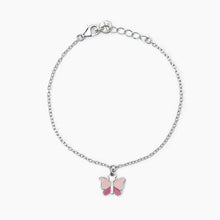 Carica l&#39;immagine nel visualizzatore di Gallery, Bracciale bimba in argento con farfalla BUTTERFLY Mabina 533798
