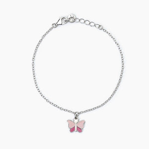 Bracciale bimba in argento con farfalla BUTTERFLY Mabina 533798