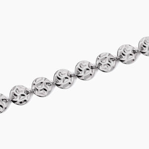 Bracciale da donna con tondi effetto martellato Kidult 831006