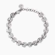 Carica l&#39;immagine nel visualizzatore di Gallery, Bracciale da donna con tondi effetto martellato Kidult 831006
