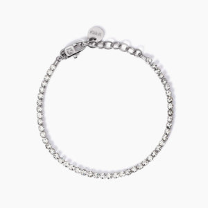 Bracciale da donna in acciaio tennis con cristalli Kidult 831014