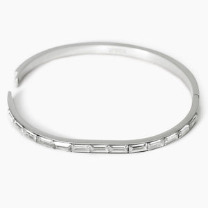 Bracciale da donna rigido in acciaio e zirconi Kidult 831040