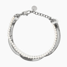 Carica l&#39;immagine nel visualizzatore di Gallery, Bracciale da donna con catena e perle conchiglia Kidult 831045
