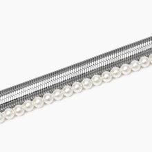Carica l&#39;immagine nel visualizzatore di Gallery, Bracciale da donna con catena e perle conchiglia Kidult 831045
