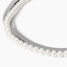 Carica l&#39;immagine nel visualizzatore di Gallery, Bracciale da donna con catena e perle conchiglia Kidult 831045
