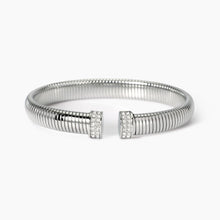 Carica l&#39;immagine nel visualizzatore di Gallery, Bracciale da donna in acciaio tubogas con cristalli Kidult 831053
