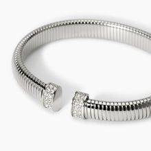 Carica l&#39;immagine nel visualizzatore di Gallery, Bracciale da donna in acciaio tubogas con cristalli Kidult 831053
