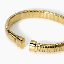 Carica l&#39;immagine nel visualizzatore di Gallery, Bracciale da donna tubogas in acciaio dorato Style 13 Kidult 831054
