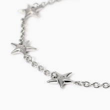 Carica l&#39;immagine nel visualizzatore di Gallery, Bracciale da donna in acciaio con catena rolò e stelle Kidult 831057
