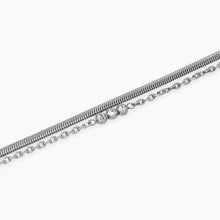 Cargar imagen en el visor de la galería, Bracciale da donna in acciaio con catene e cristalli Style 36 Kidult 831066
