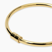 Carica l&#39;immagine nel visualizzatore di Gallery, Bracciale da donna bangle in acciaio dorato Style 56 Kidult 831077
