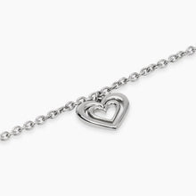 Load image into Gallery viewer, Bracciale da donna in acciaio regolabile con ciondolo cuore Style 27 Kidult 831079
