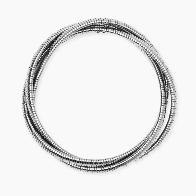 Bracciale da donna in acciaio tubogas intrecciato Style 13 Kidult 831081