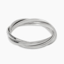 Carica l&#39;immagine nel visualizzatore di Gallery, Bracciale da donna in acciaio tubogas intrecciato Style 13 Kidult 831081
