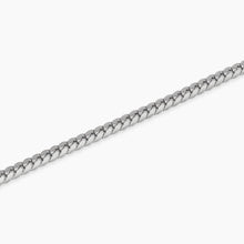 Carica l&#39;immagine nel visualizzatore di Gallery, Bracciale da uomo in acciaio con catena groumette piatta Style 08 Kidult 831084
