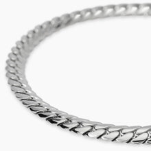 Carica l&#39;immagine nel visualizzatore di Gallery, Bracciale da uomo in acciaio con catena groumette piatta Style 08 Kidult 831084
