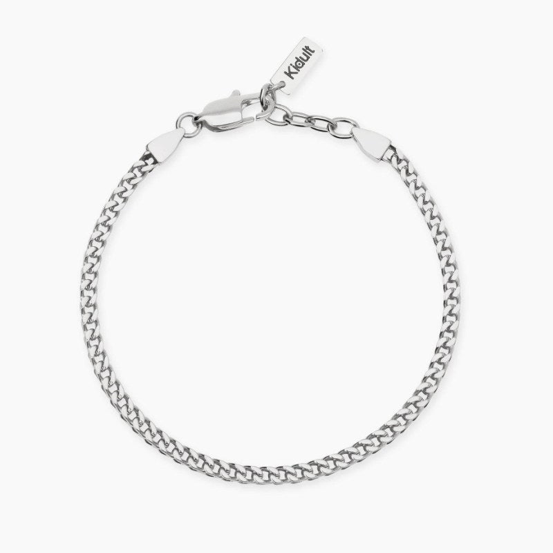 Bracciale da uomo in acciaio con catena franco Style 04 Kidult 831088