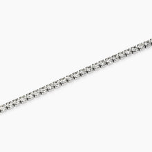 Carica l&#39;immagine nel visualizzatore di Gallery, Bracciale da uomo in acciaio tennis con zirconi bianchi Style 12 Kidult 831110
