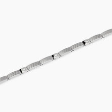 Carica l&#39;immagine nel visualizzatore di Gallery, Bracciale da uomo in acciaio con cristalli Style 19 Kidult 831113
