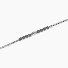 Carica l&#39;immagine nel visualizzatore di Gallery, Bracciale da uomo in acciaio ed ematite Style 24 Kidult 831122
