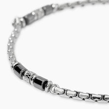 Carica l&#39;immagine nel visualizzatore di Gallery, Bracciale da donna in acciaio e ematite Style 03 Kidult 831128
