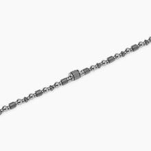 Carica l&#39;immagine nel visualizzatore di Gallery, Bracciale da uomo regolabile in acciaio e ematite Style 27 Kidult 831129
