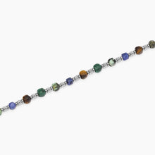 Carica l&#39;immagine nel visualizzatore di Gallery, Bracciale da uomo in acciaio con pietre multicolor Style 26 Kidult 831141
