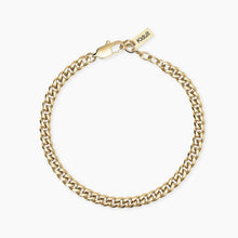 Carica l&#39;immagine nel visualizzatore di Gallery, Bracciale da uomo in acciaio dorato con catena groumette Style 04 Kidult 831144
