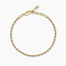 Carica l&#39;immagine nel visualizzatore di Gallery, Bracciale da uomo con catena corda in acciaio dorato Style 07 Kidult 831148
