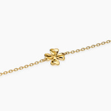 Carica l'immagine nel visualizzatore di Gallery, Bracciale da donna in acciaio dorato con quadrifoglio Style 57 Kidult 831150
