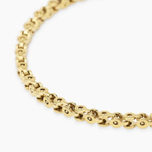 Carica l'immagine nel visualizzatore di Gallery, Bracciale da uomo in acciaio dorato con catena fancy Style 35 Kidult 831158
