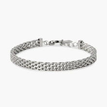 Carica l'immagine nel visualizzatore di Gallery, Bracciale da uomo in acciaio con maglia Milano Style 43 Kidult 831166
