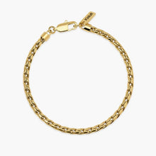Carica l'immagine nel visualizzatore di Gallery, Bracciale da uomo in acciaio dorato con catena cardano Style 34 Kidult 831170

